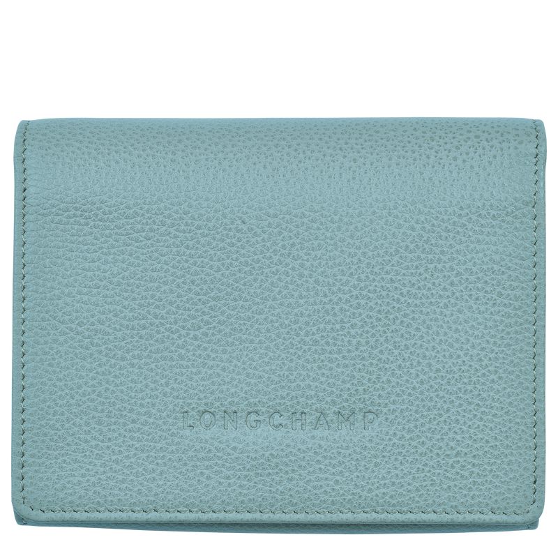 Blue Longchamp Le Foulonné Men Wallet | US-894VEGZOX