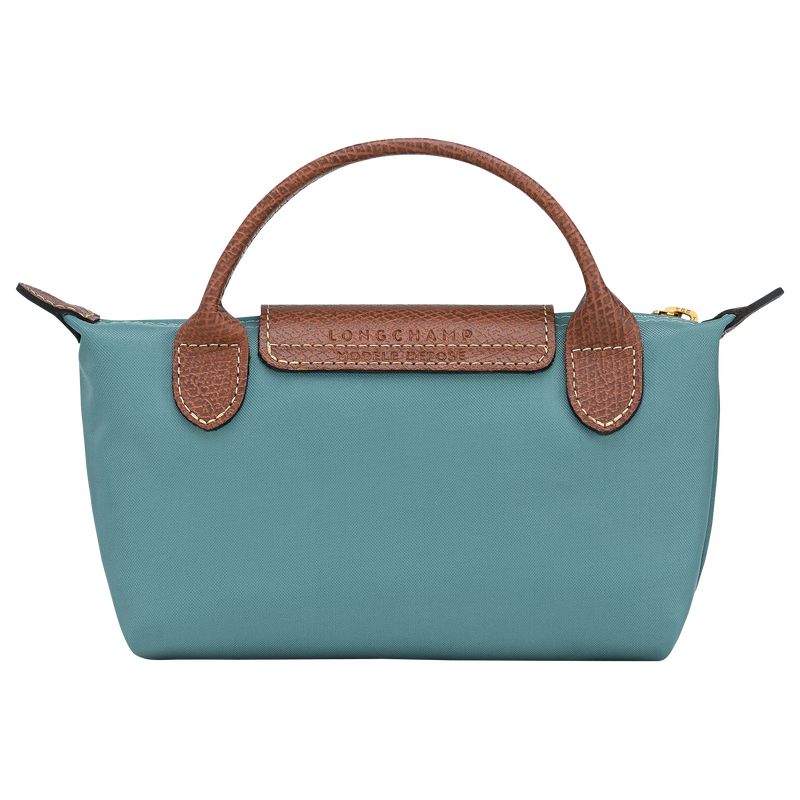 Blue Longchamp Le Pliage Original With Handle Men Pouch | US-960QTGXZP
