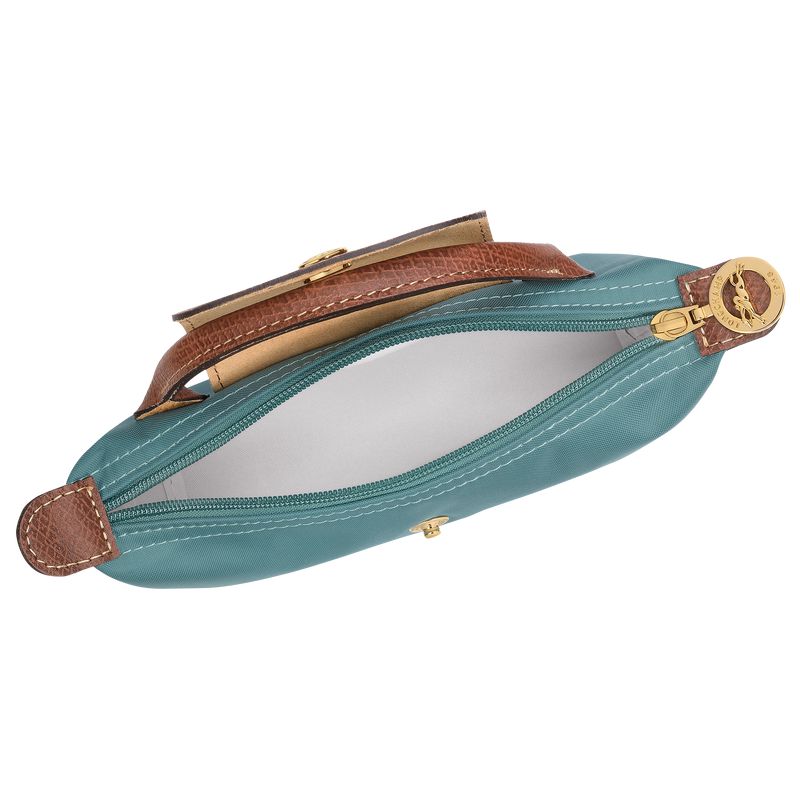 Blue Longchamp Le Pliage Original With Handle Men Pouch | US-960QTGXZP