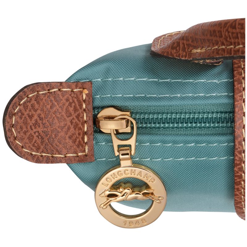 Blue Longchamp Le Pliage Original With Handle Men Pouch | US-960QTGXZP