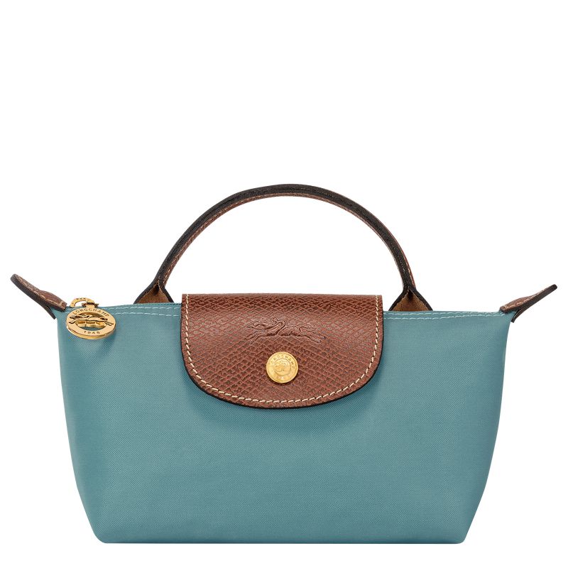 Blue Longchamp Le Pliage Original With Handle Men Pouch | US-960QTGXZP
