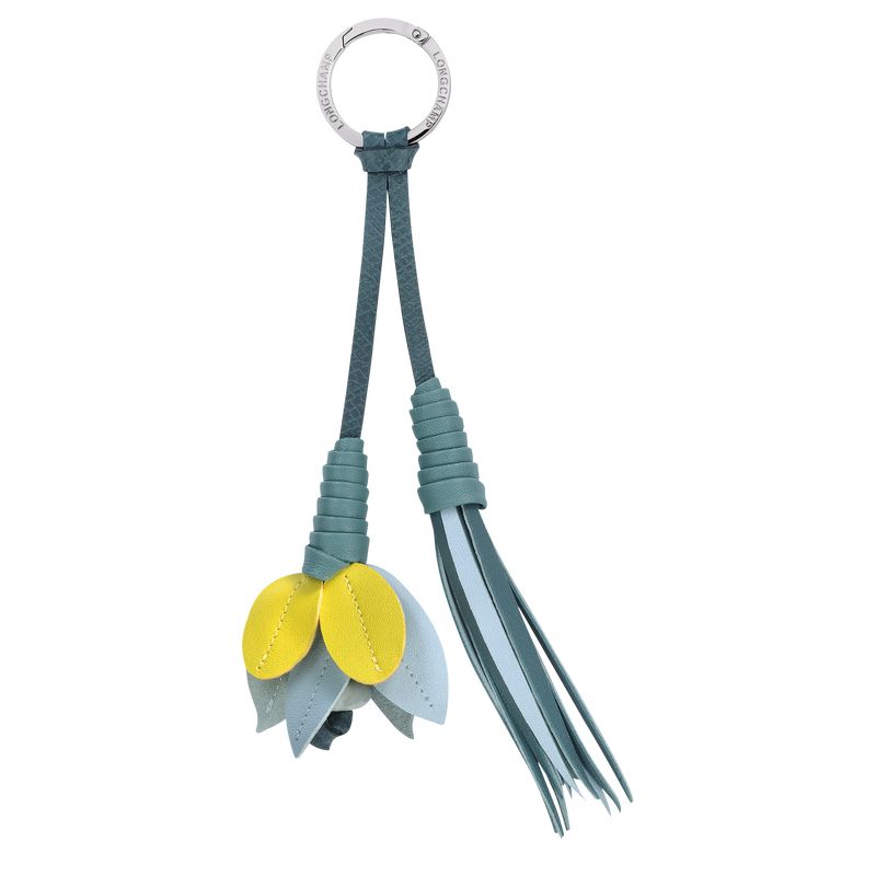 Blue / Yellow Longchamp Re-play Porte-clés Men Key Rings | US-201XUAQJC