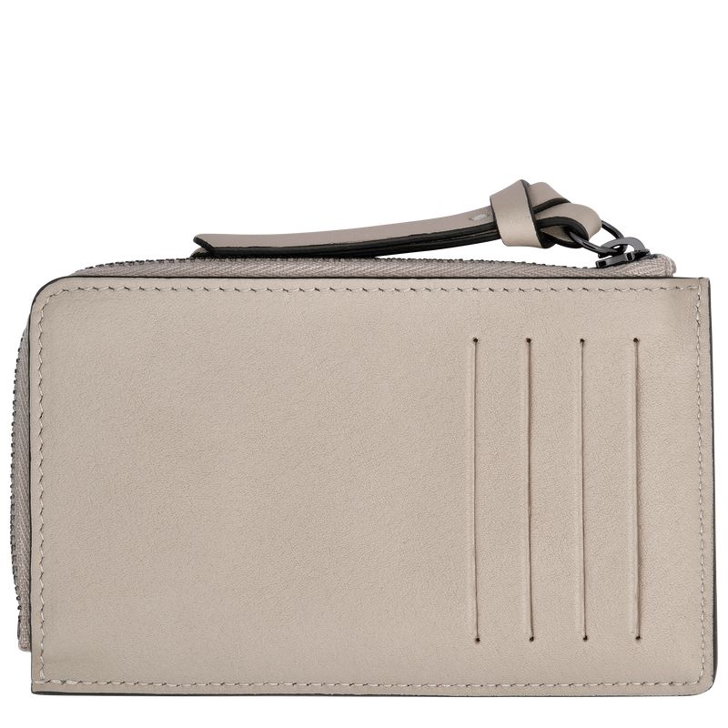 Brown Longchamp 3D Men Card Holder | US-984UIKJCF