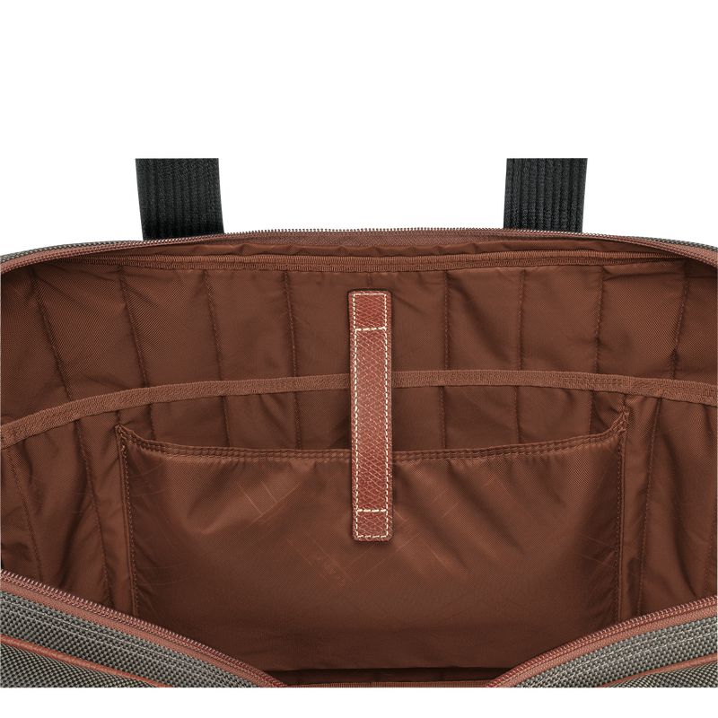 Brown Longchamp Boxford L Men Briefcase | US-310FJWEPT