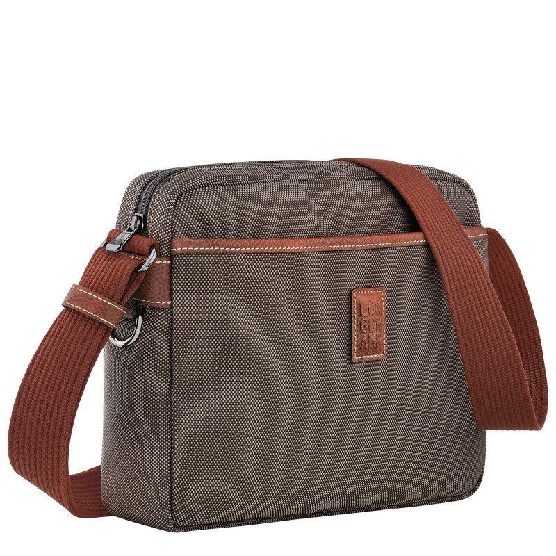 Brown Longchamp Boxford M Camera Men Crossbody Bag | US-932KSGDUP