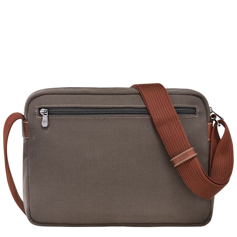 Brown Longchamp Boxford M Camera Men Crossbody Bag | US-932KSGDUP