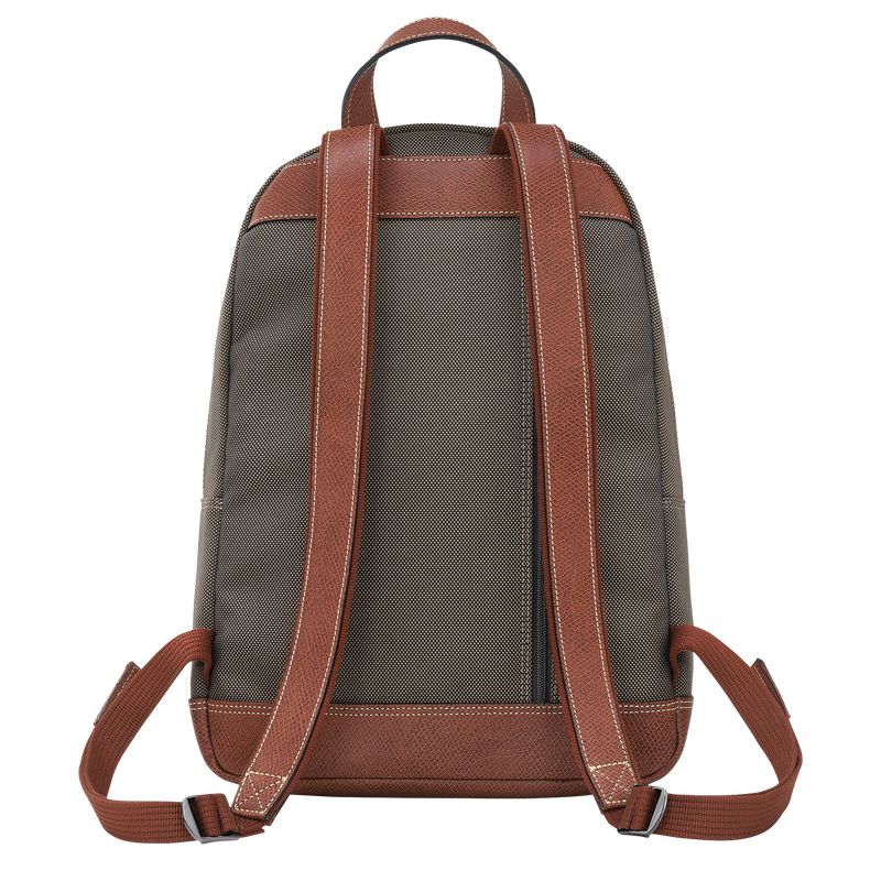 Brown Longchamp Boxford Men Backpack | US-267JKBTPF