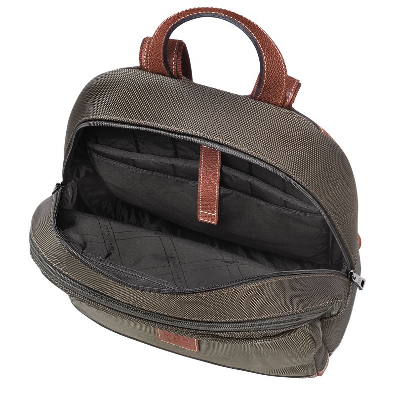 Brown Longchamp Boxford Men Backpack | US-267JKBTPF