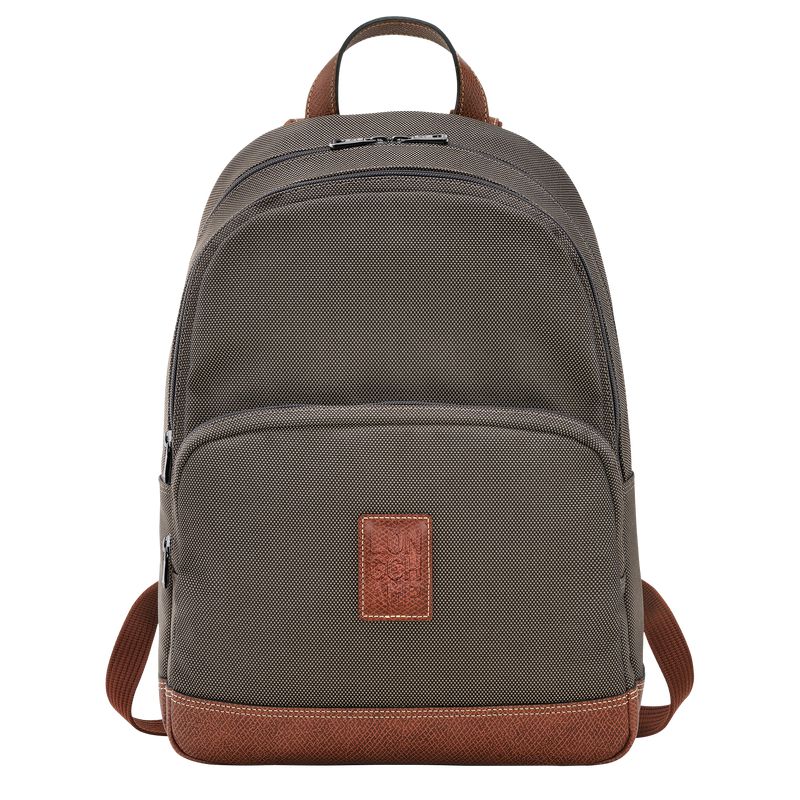 Brown Longchamp Boxford Men Backpack | US-267JKBTPF