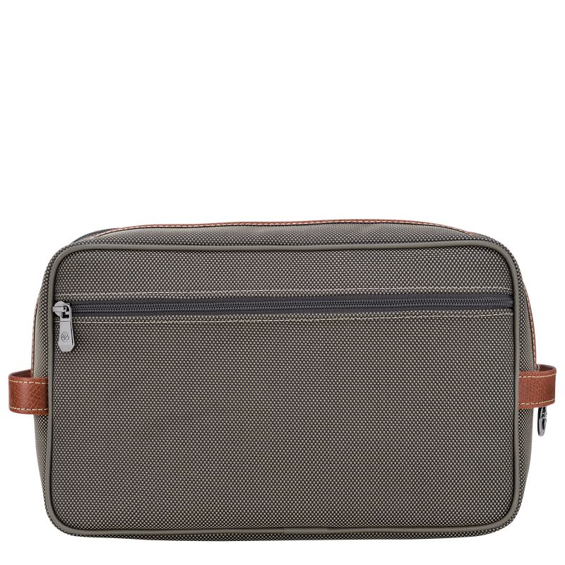 Brown Longchamp Boxford Men Toiletry Bags | US-754KEPJXG