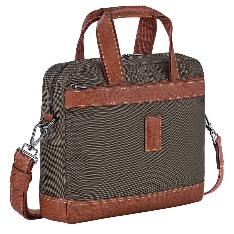 Brown Longchamp Boxford S Men Briefcase | US-942JYPLWF