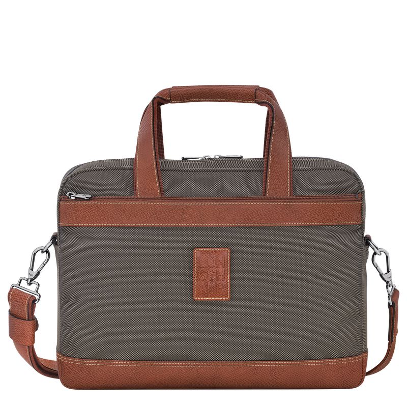 Brown Longchamp Boxford S Men Briefcase | US-942JYPLWF