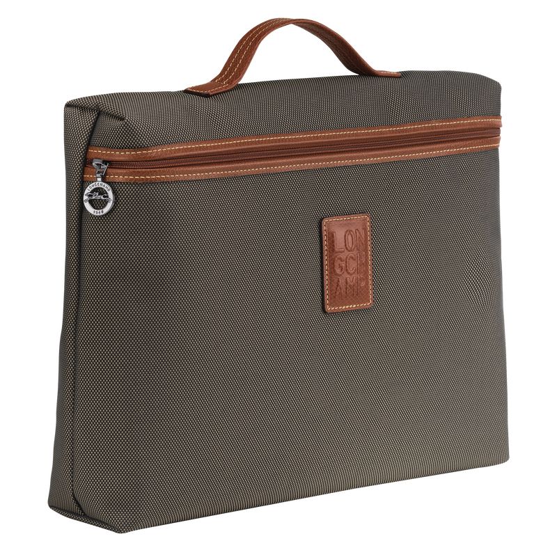 Brown Longchamp Boxford S Men Briefcase | US-782ZSLDHY