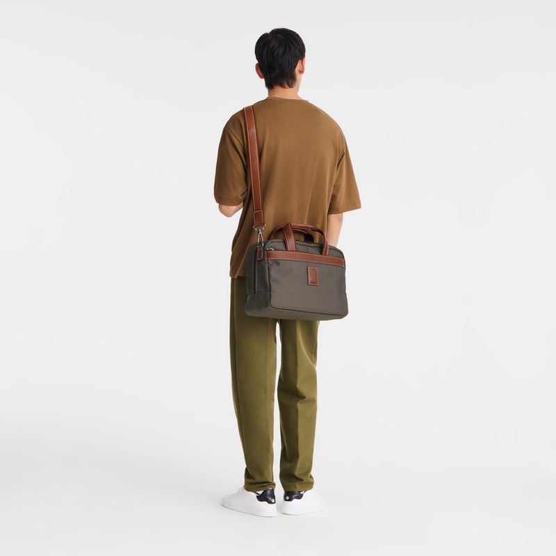 Brown Longchamp Boxford S Men Travel Bag | US-175EDVMTK