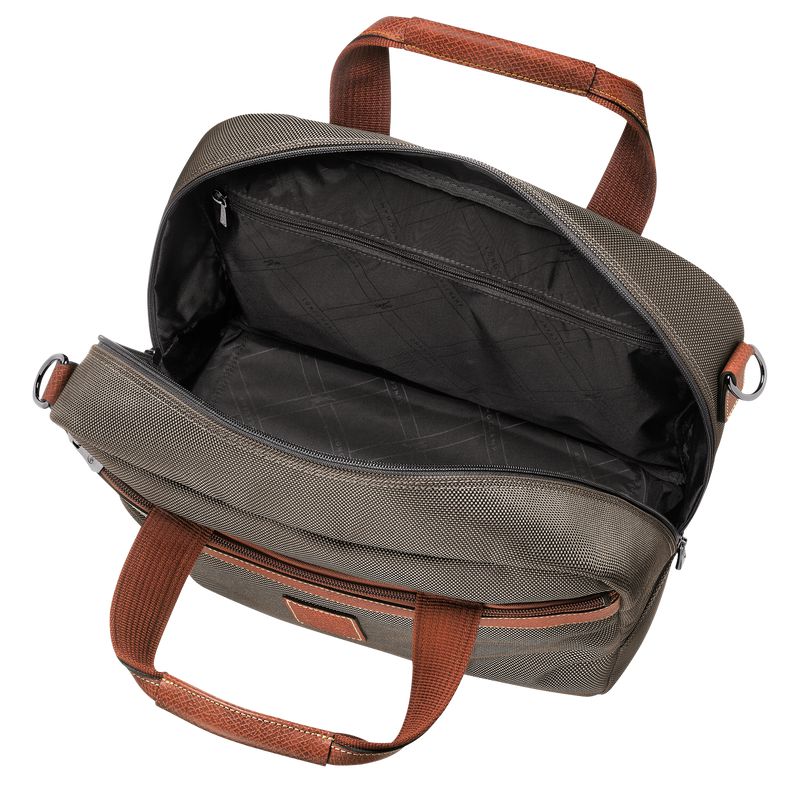 Brown Longchamp Boxford S Men Travel Bag | US-175EDVMTK