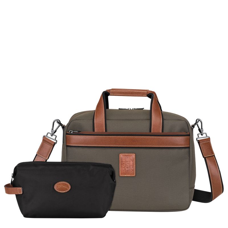Brown Longchamp Boxford S Men Travel Bag | US-175EDVMTK