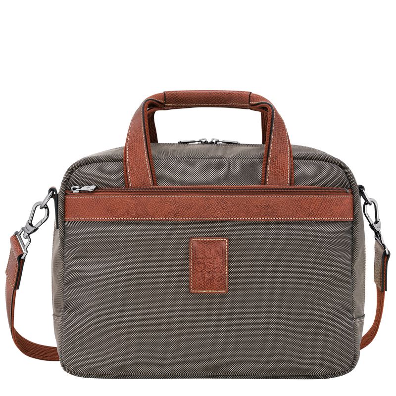 Brown Longchamp Boxford S Men Travel Bag | US-175EDVMTK