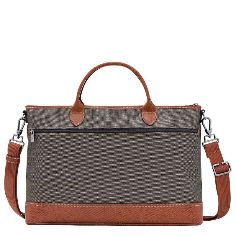 Brown Longchamp Boxford S Women Briefcase | US-186VEBUXL