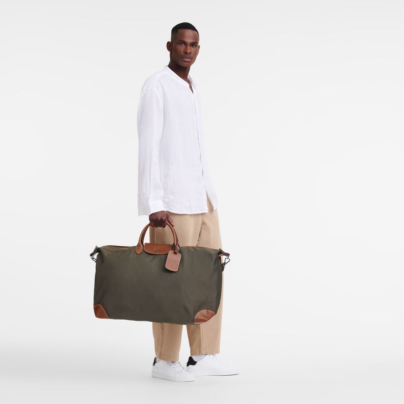 Brown Longchamp Boxford Xl Men Travel Bag | US-659CKHYXQ