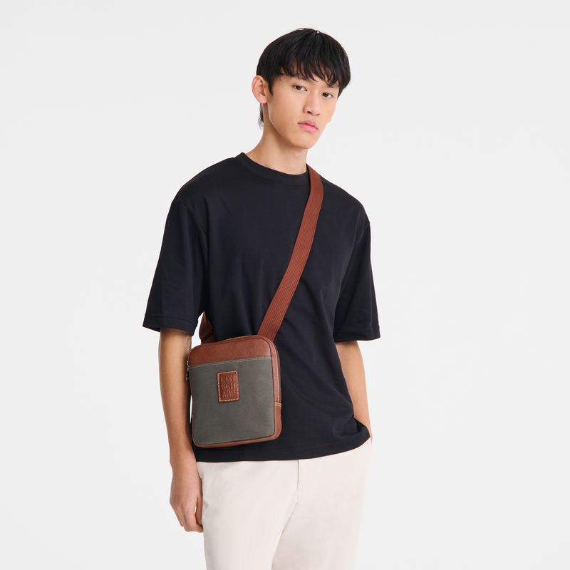 Brown Longchamp Boxford Xs Men Crossbody Bag | US-867VWJBDK