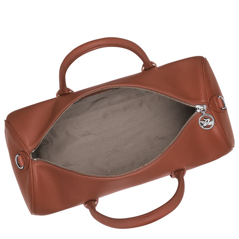 Brown Longchamp Daylong L Women Handbag | US-532YGWQFB