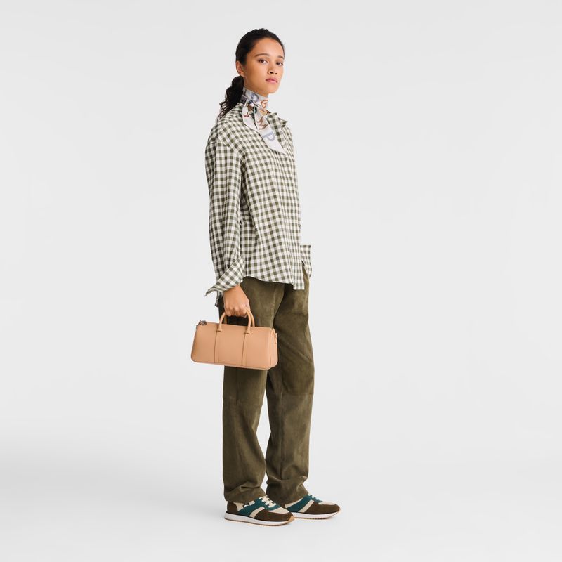 Brown Longchamp Daylong M Women Handbag | US-980VRYSDX