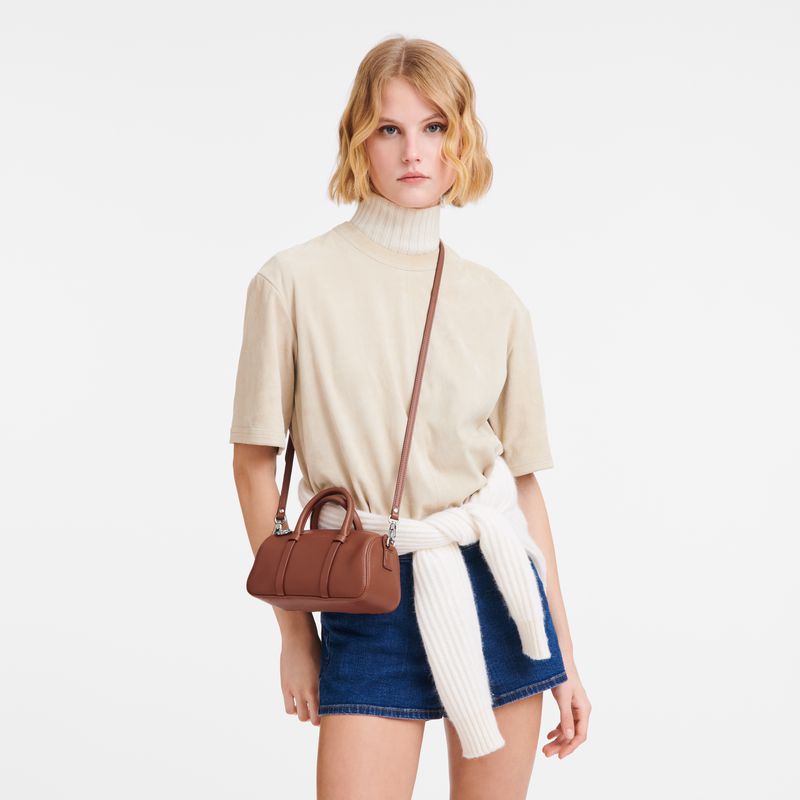 Brown Longchamp Daylong S Women Handbag | US-931PWOCYL