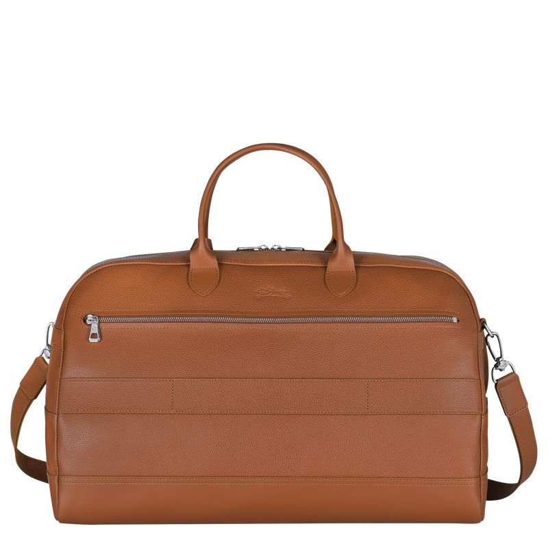 Brown Longchamp Le Foulonné L Men Travel Bag | US-624TUOHMK