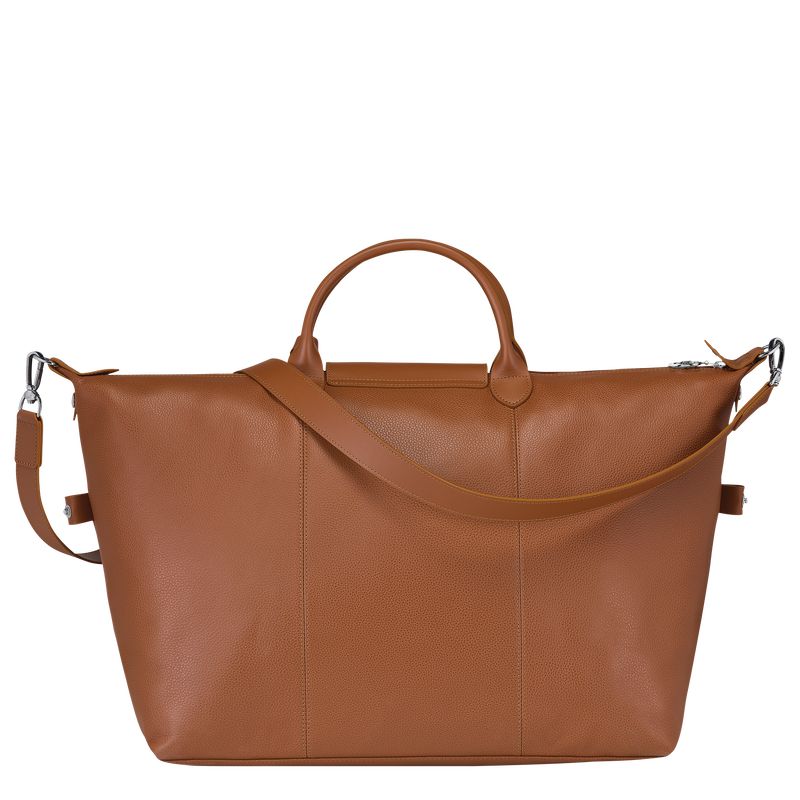 Brown Longchamp Le Foulonné L Men Travel Bag | US-218OSBKCQ