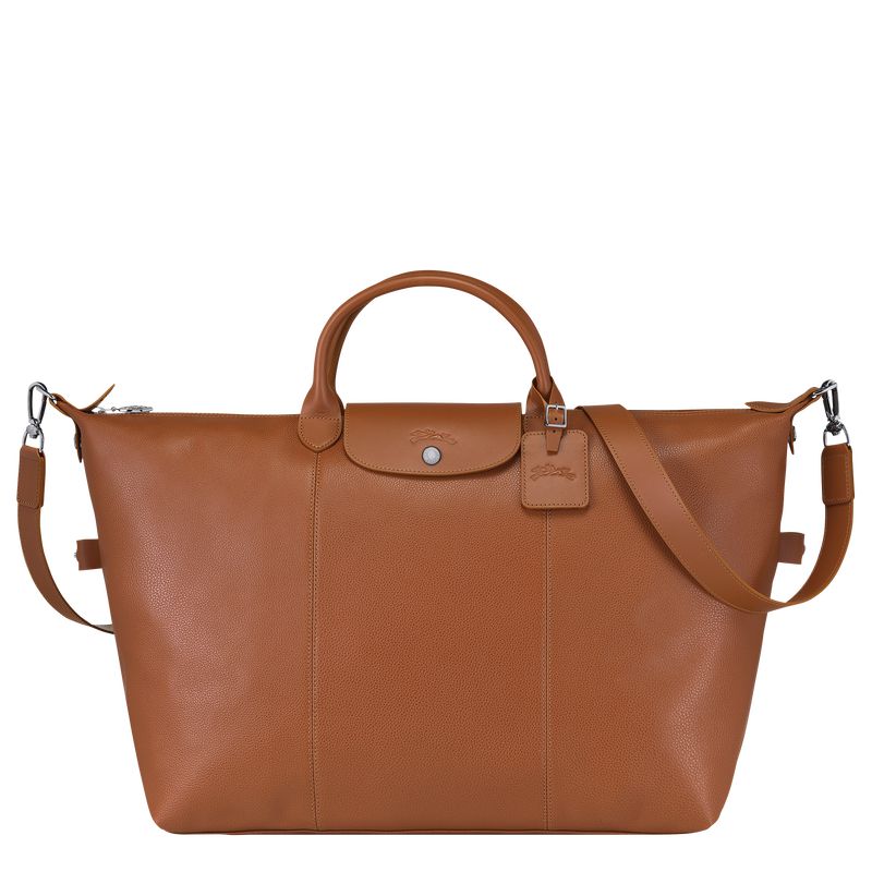 Brown Longchamp Le Foulonné L Men Travel Bag | US-218OSBKCQ