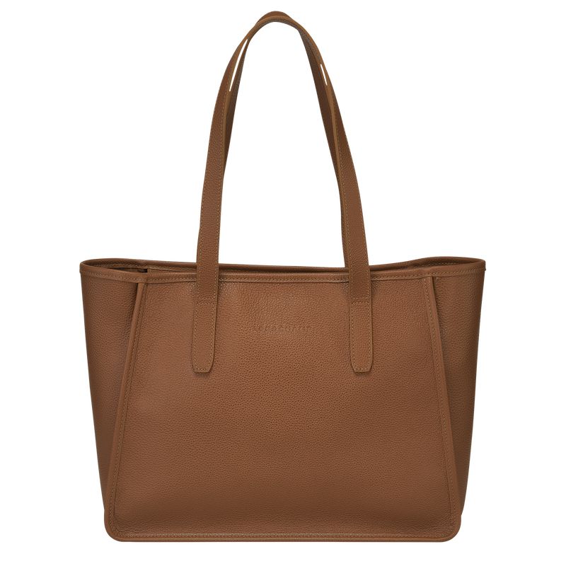 Brown Longchamp Le Foulonné L Women Tote Bag | US-563YEGUDO