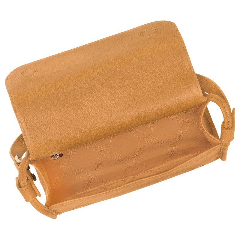 Brown Longchamp Le Foulonné M Women Crossbody Bag | US-437XTFBMV