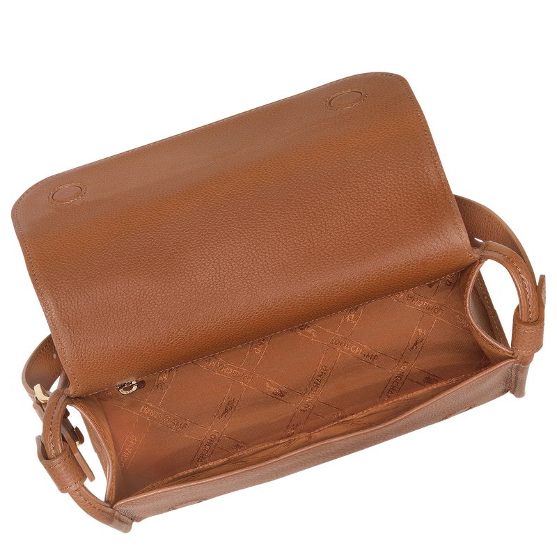 Brown Longchamp Le Foulonné M Women Crossbody Bag | US-021DFAKRV