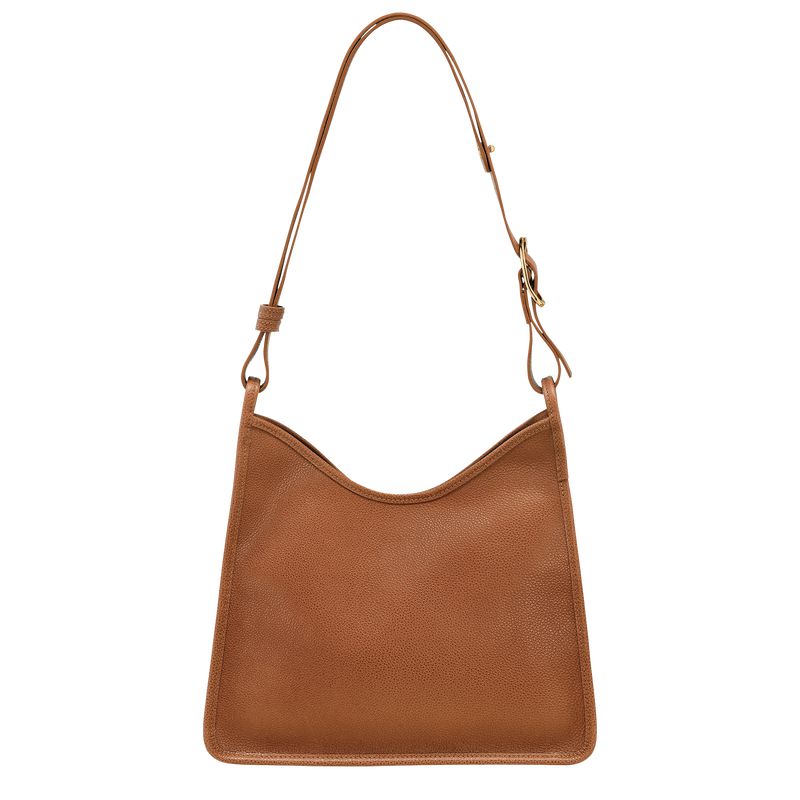 Brown Longchamp Le Foulonné M Women Hobo Bag | US-763BMCNHX