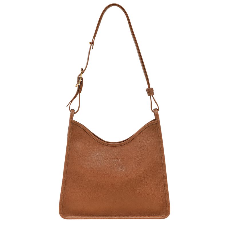 Brown Longchamp Le Foulonné M Women Hobo Bag | US-763BMCNHX
