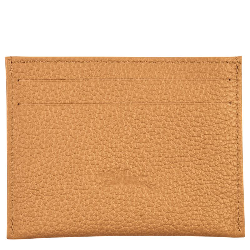 Brown Longchamp Le Foulonné Men Card Holder | US-138QWSNPB