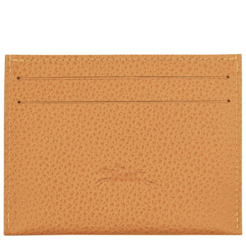 Brown Longchamp Le Foulonné Men Card Holder | US-138QWSNPB