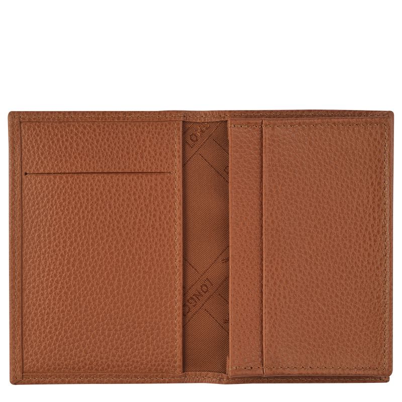 Brown Longchamp Le Foulonné Men Card Holder | US-354GYAVFS