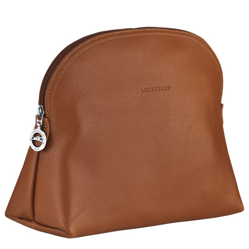 Brown Longchamp Le Foulonné Men Toiletry Bags | US-926YQULSB