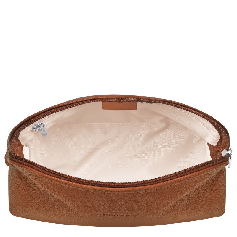 Brown Longchamp Le Foulonné Men Toiletry Bags | US-926YQULSB