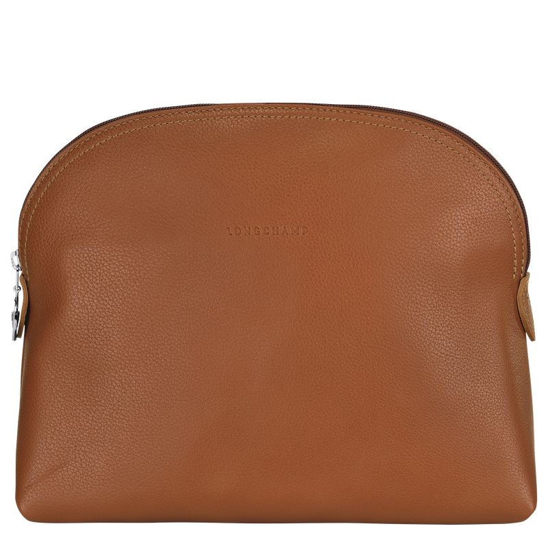 Brown Longchamp Le Foulonné Men Toiletry Bags | US-926YQULSB