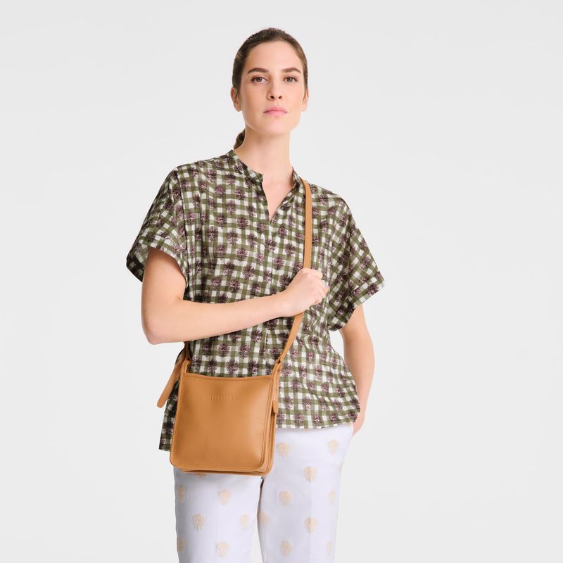 Brown Longchamp Le Foulonné S Women Crossbody Bag | US-348UGHOZT