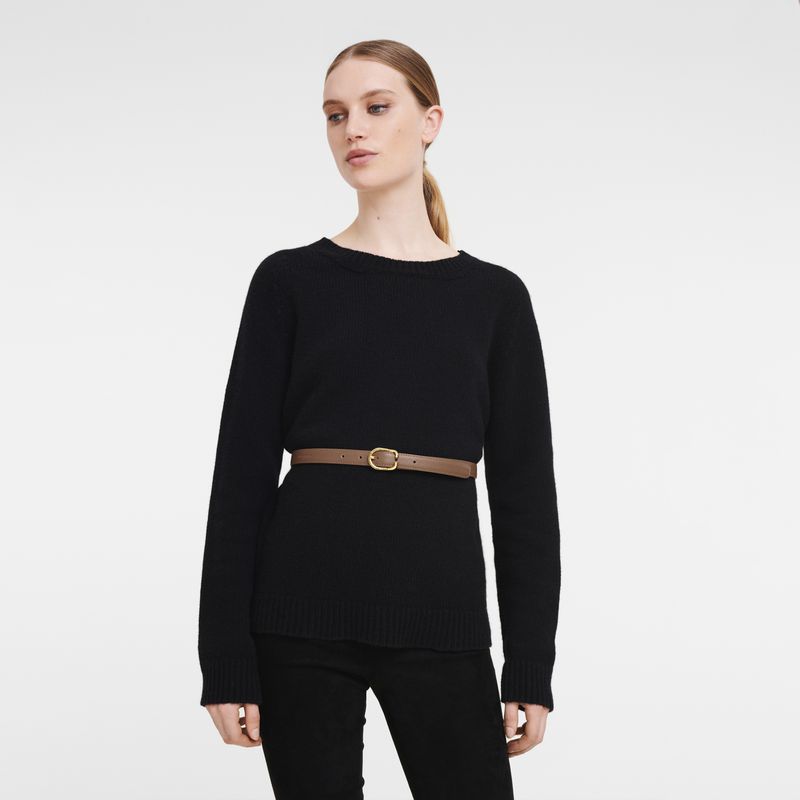 Brown Longchamp Le Foulonné Women Belt | US-328TUNISC