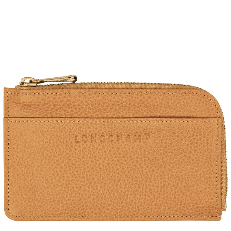 Brown Longchamp Le Foulonné Women Card Holder | US-167ITRXLN