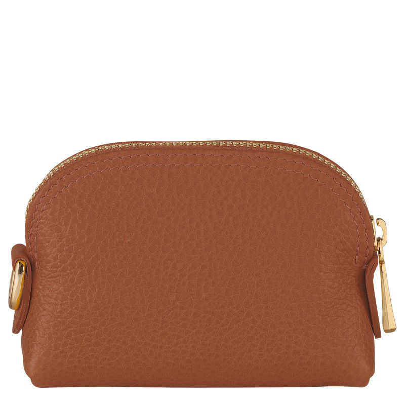 Brown Longchamp Le Foulonné Women Coin Purse | US-463VGNHXT