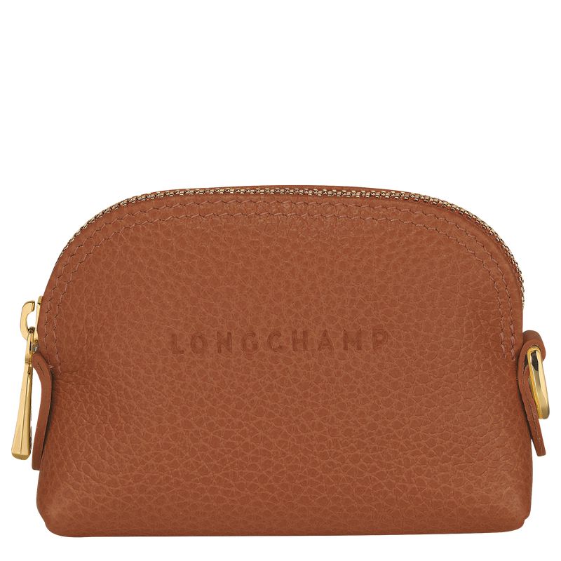 Brown Longchamp Le Foulonné Women Coin Purse | US-463VGNHXT