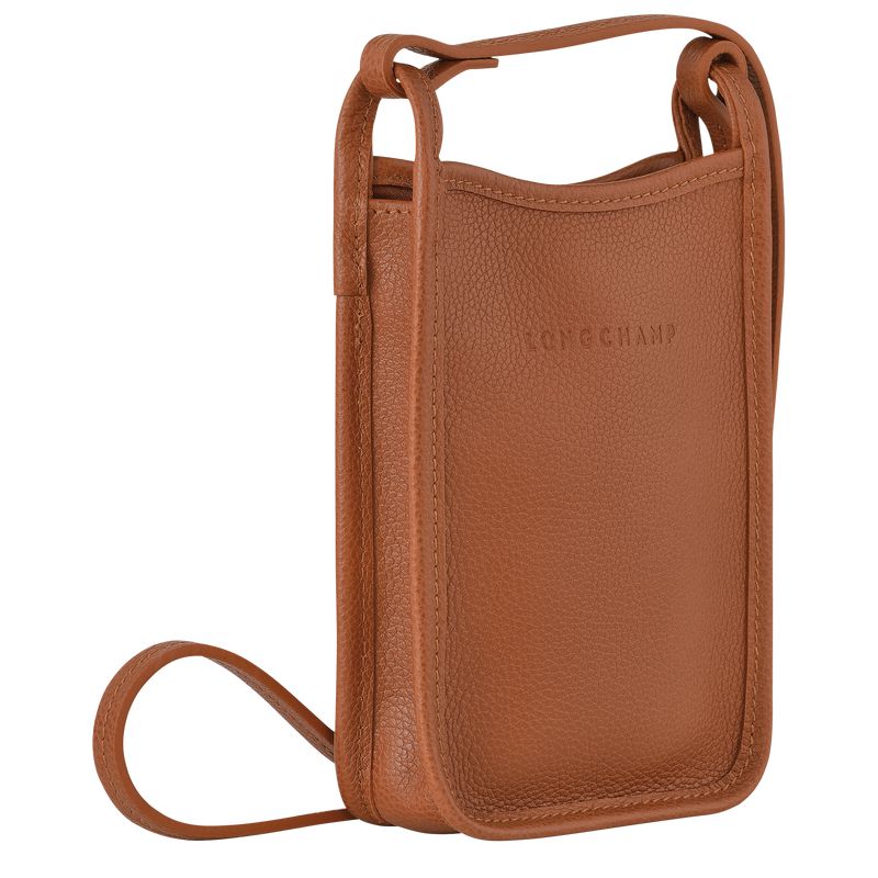 Brown Longchamp Le Foulonné Women Phone Case | US-635KQFAGN