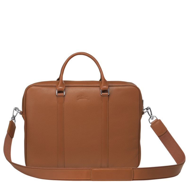 Brown Longchamp Le Foulonné Xs Women Briefcase | US-012MIBLTN