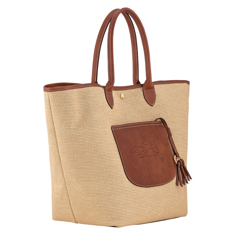 Brown Longchamp Le Pliage Collection L Basket Women Tote Bag | US-495GBYKLE