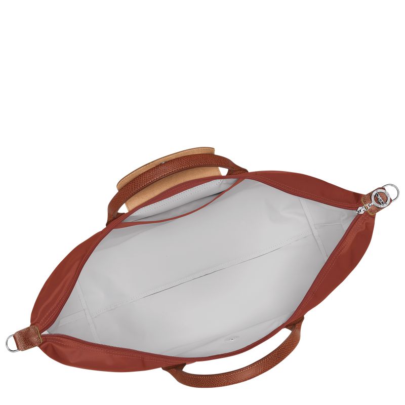 Brown Longchamp Le Pliage Green Expandable Men Travel Bag | US-469DBHQRG